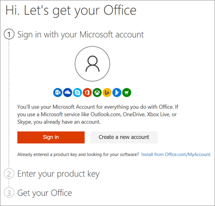 Cant activate office 2019